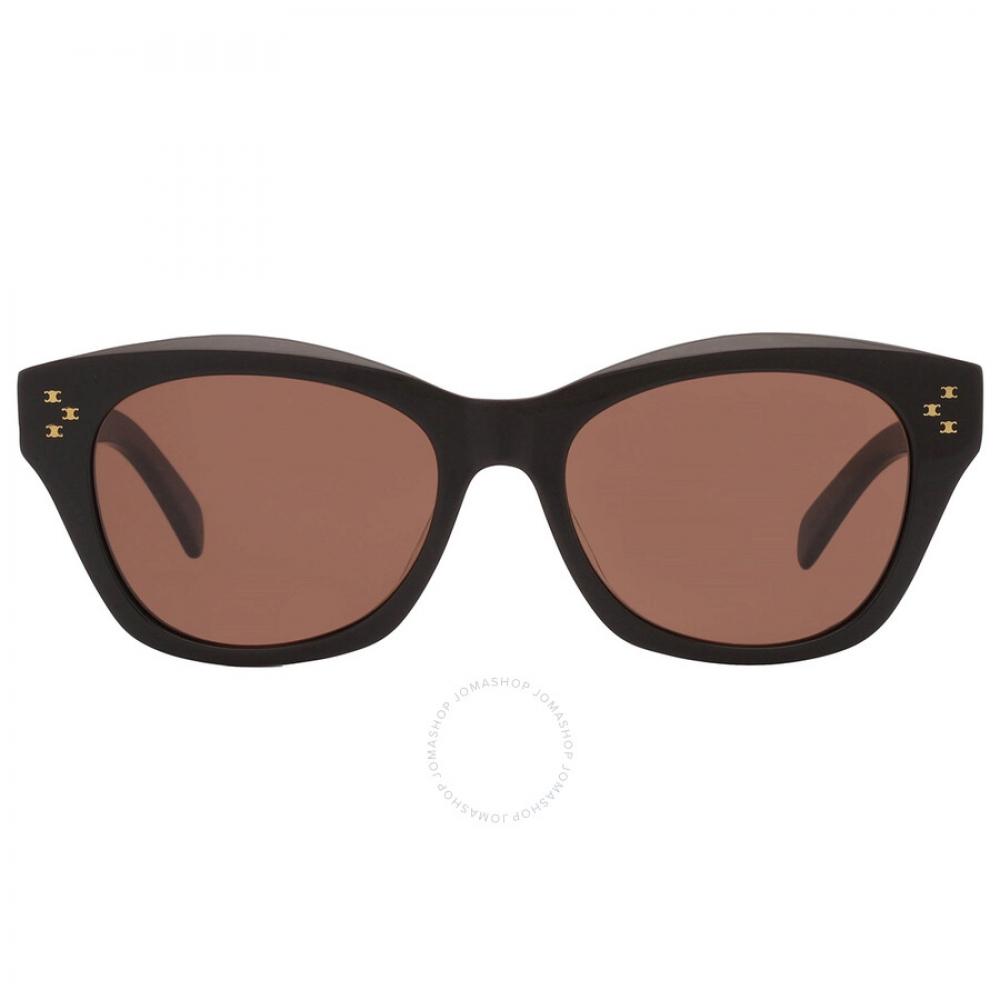 

Celine Brown Cat Eye Ladies Sunglasses CL40217U 01E 55