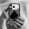 Spades Poker Play Cards Ace Art Phone Case For Apple iPhone 17 Air 16E 15 14 Plus 13 12 11 Pro Max Mini Funda Cover