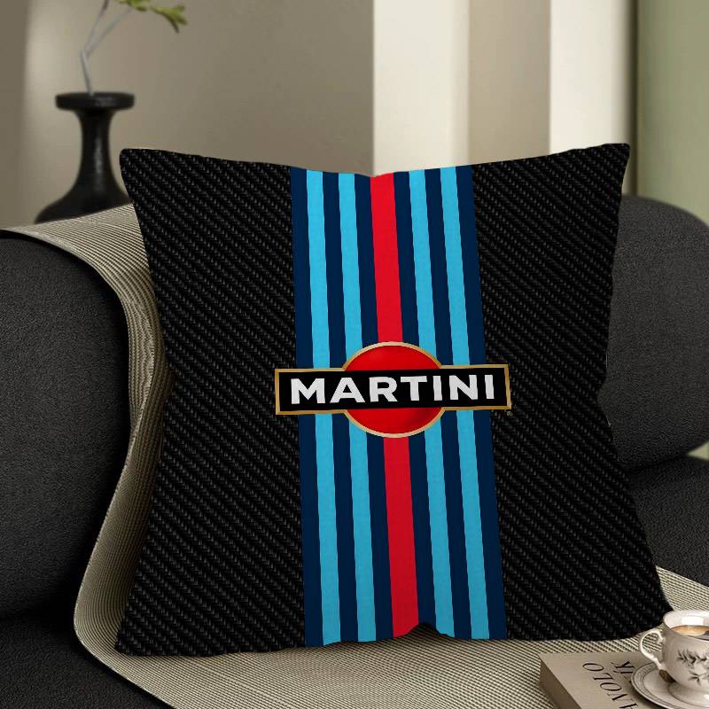 Classic Cocktail MMartini Racing Pillow Covers Cartoon Sofa Decorative Home Doublesided Printing Short Plush Cute Cushion