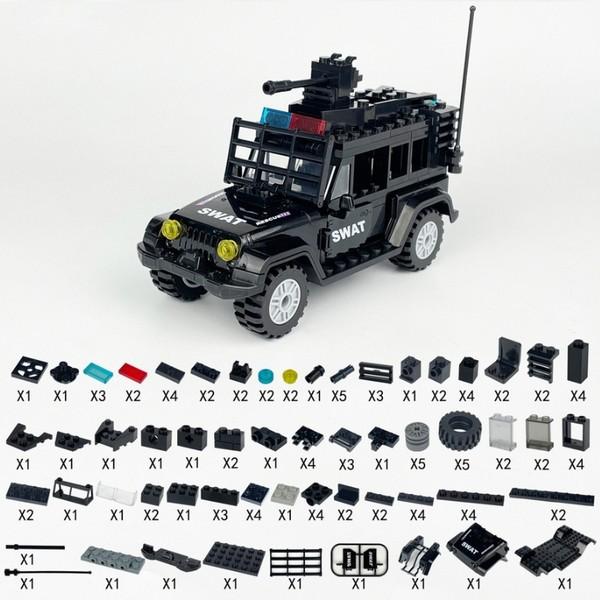 Yogo Block Mini Figures Military series Lego Compatible SWAT Special Mobile Team