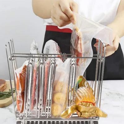 Abnehmbarer 304 Edelstahl Sous Vide Rack Slow Cooker Zubehör Mit Verstellbarer Schwimmender Oberleiste Für Sous Vide Behälter