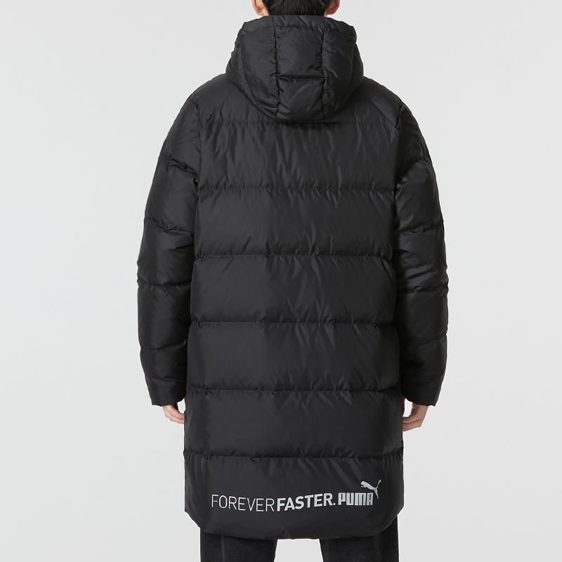 Puma Lang Dunjakke med Hette Herre Overbekledning Svart 674641-01