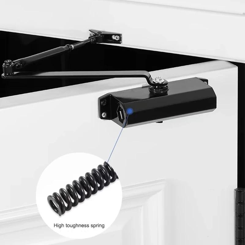 Hydraulic Buffer Door Closer 45KG To 65KG Adjustable Speed Door Closing Equipment Mute Soft Closing Door Hardware