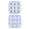 Soccer Ball Ice Cube Tray, 2026 World Mug Silicone Sphere Mold, Round Ice Maker for Whiskey Cocktail, Sports Themed Party Drinks Fans Gift