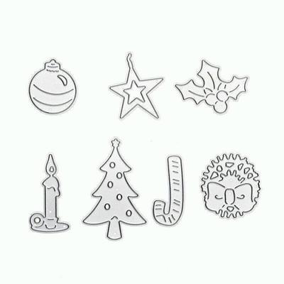 Merry Christmas Gift Cutting Dies Metal Stencil DIY Scrapbooking Album Paper Card Embossing Craft Die Cut Present