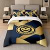 3Pcs Bedding SetPortsmouth FC Soft Bed Sheet and Two Pillowcases Home Bedroom Decor
