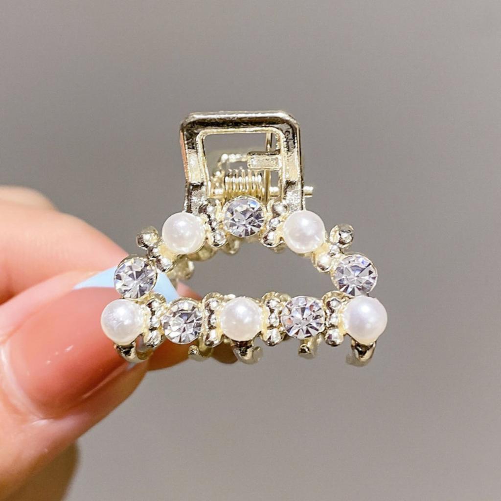 Half-Up Hairstyle Alloy Clips Hair Accessories Small Size Hairpins Premium Short Hair Accessories Side Clips Hair Ornaments