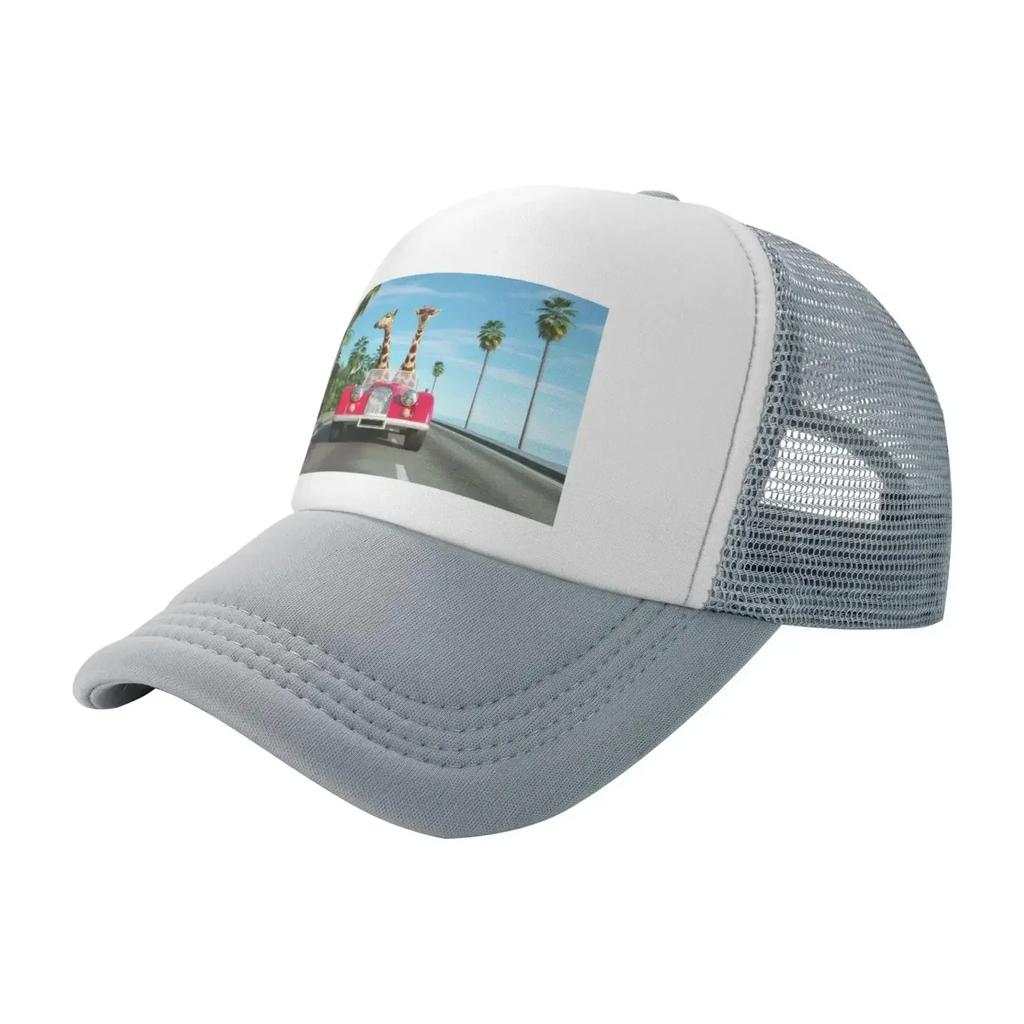 Tropic Sea Life Gray Mesh Baseball Cap Sun Visor Hat WoUnisexs Unisex Sun Hats Sport Cap Trucker Hat