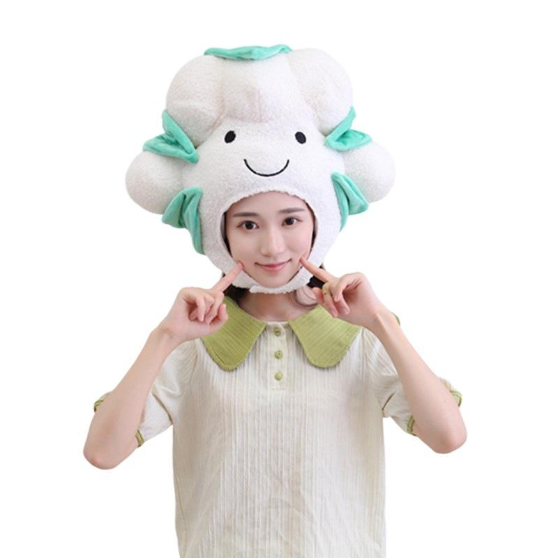 Cauliflower Headgear, Hat, Photo Props, Photo Props, Cartoon Headgear, Performance Props
