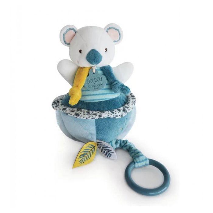 DOUDOU ET COMPAGNIE - Yoca le Koala - Boîte à musique - Mixte - Bébé - Bleu - Dès la naissance