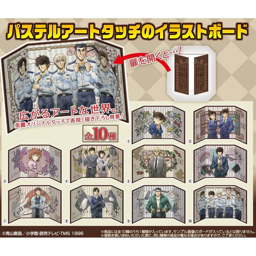 Colección de galería de arte de Detective Conan, 10 piezas, juguetes de caramelo, chicle (detective Conan)