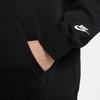 Nike Club Fashion Versatile Casual Fleece Pullover Hoodie Men Hoodies Black White FZ0872-010