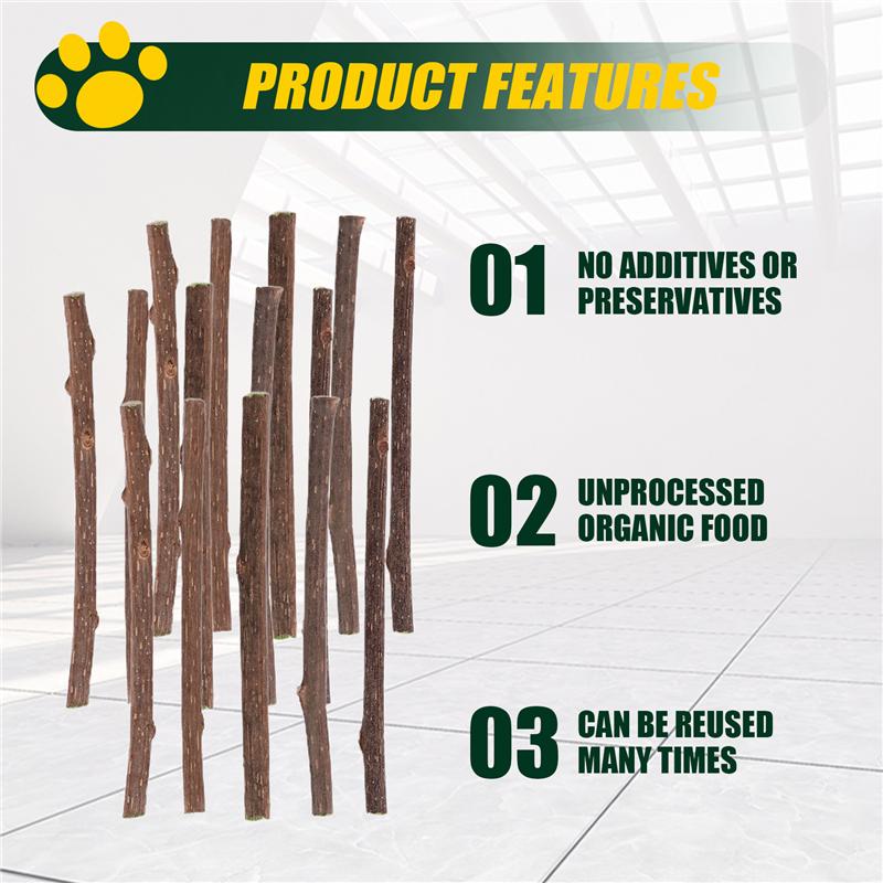 Gut-15 Stück Natürliche Silberreben-Stöcke Für Katzenminze-Stöcke Matatabi Kau-Stöcke Zähne Mahl-Kauen Für Katzenzahnreinigung