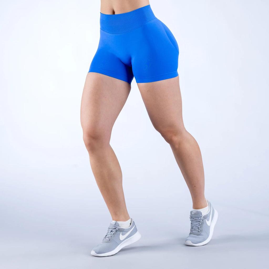 Dfyne High Waist Hip Lifting Yoga & Running Shorts