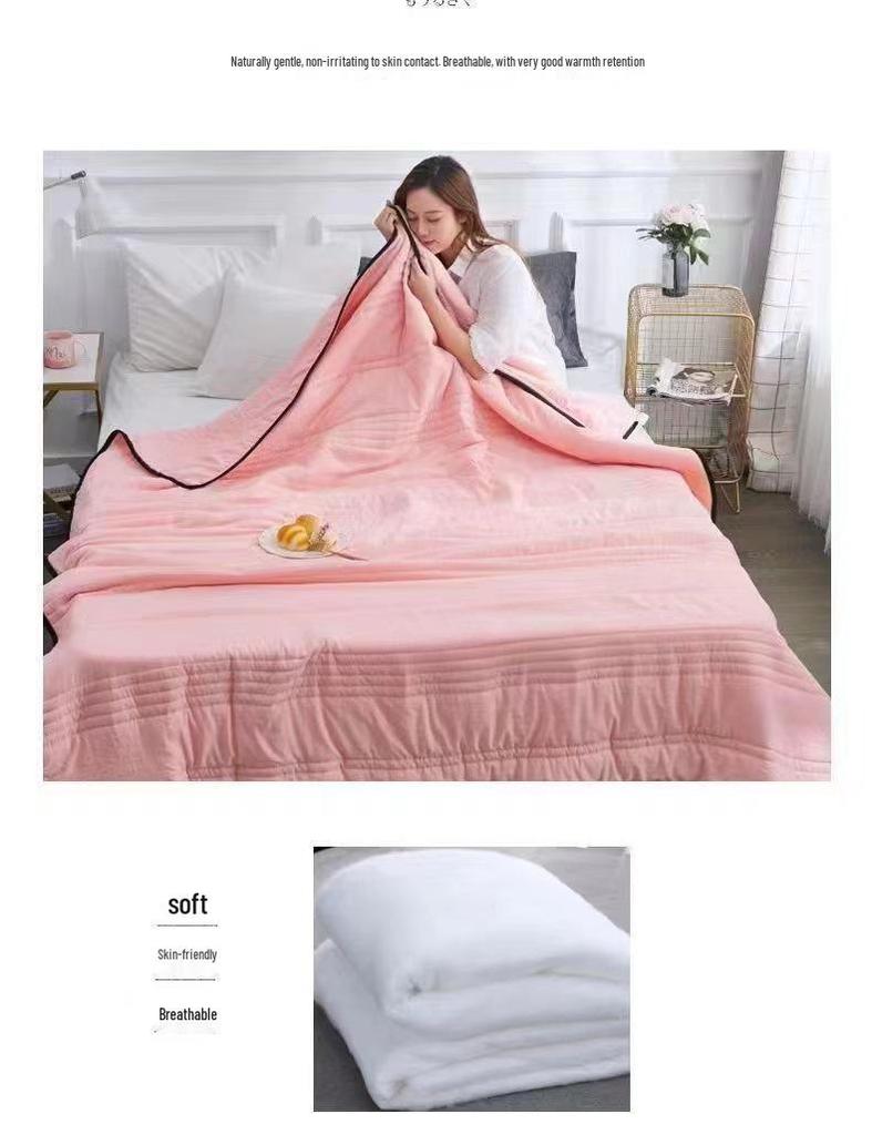 Maschinenwaschbare Leichte Sommerdecke - Weiche Baumwolle für Kinder & Erwachsene