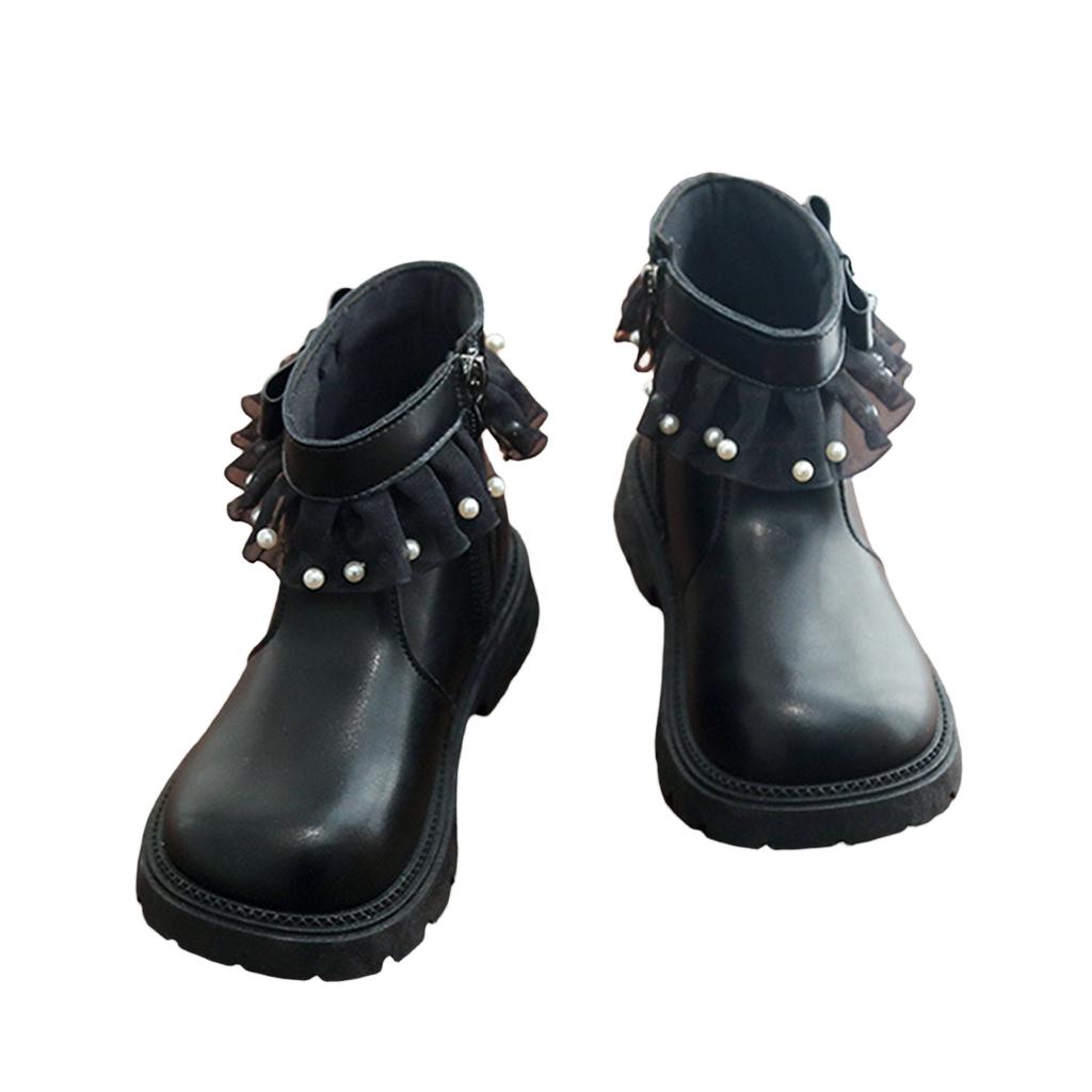 Girls Big Kid Princess Boots for Spring and Fall - Comfortable Casual Boots