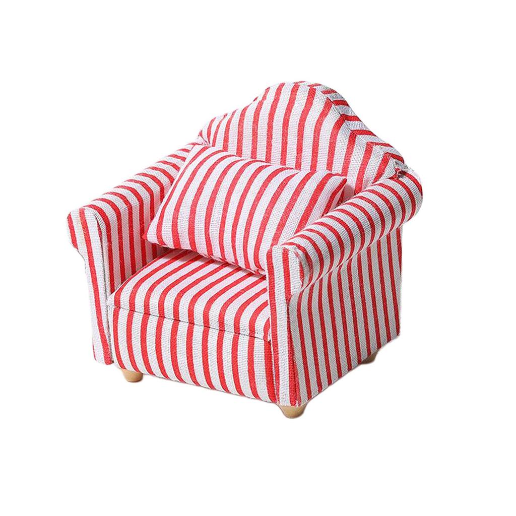 1/12 Dolls House Miniatures Modern Seat Armchair Sofa Settee