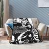Khruangbin Abstract Mode Flannel Fashion Blanket Rock Band Funny Throw Fashion Blanket for Bedspreads 125*100cm Super Soft