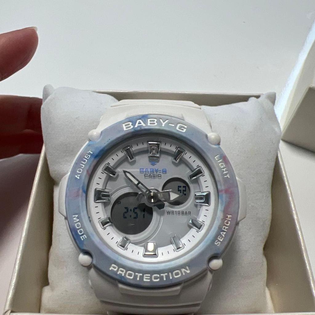 Used CASIO BABY-G Ana-Digi Watch White