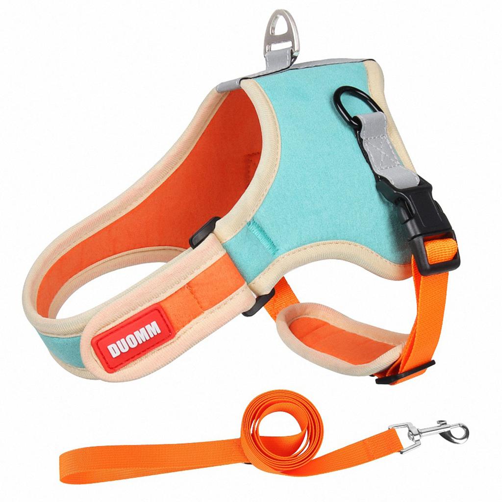 No Pull Dog Harness Detachable Reflective Dog Vest  with Leash for Small Medium Dogs