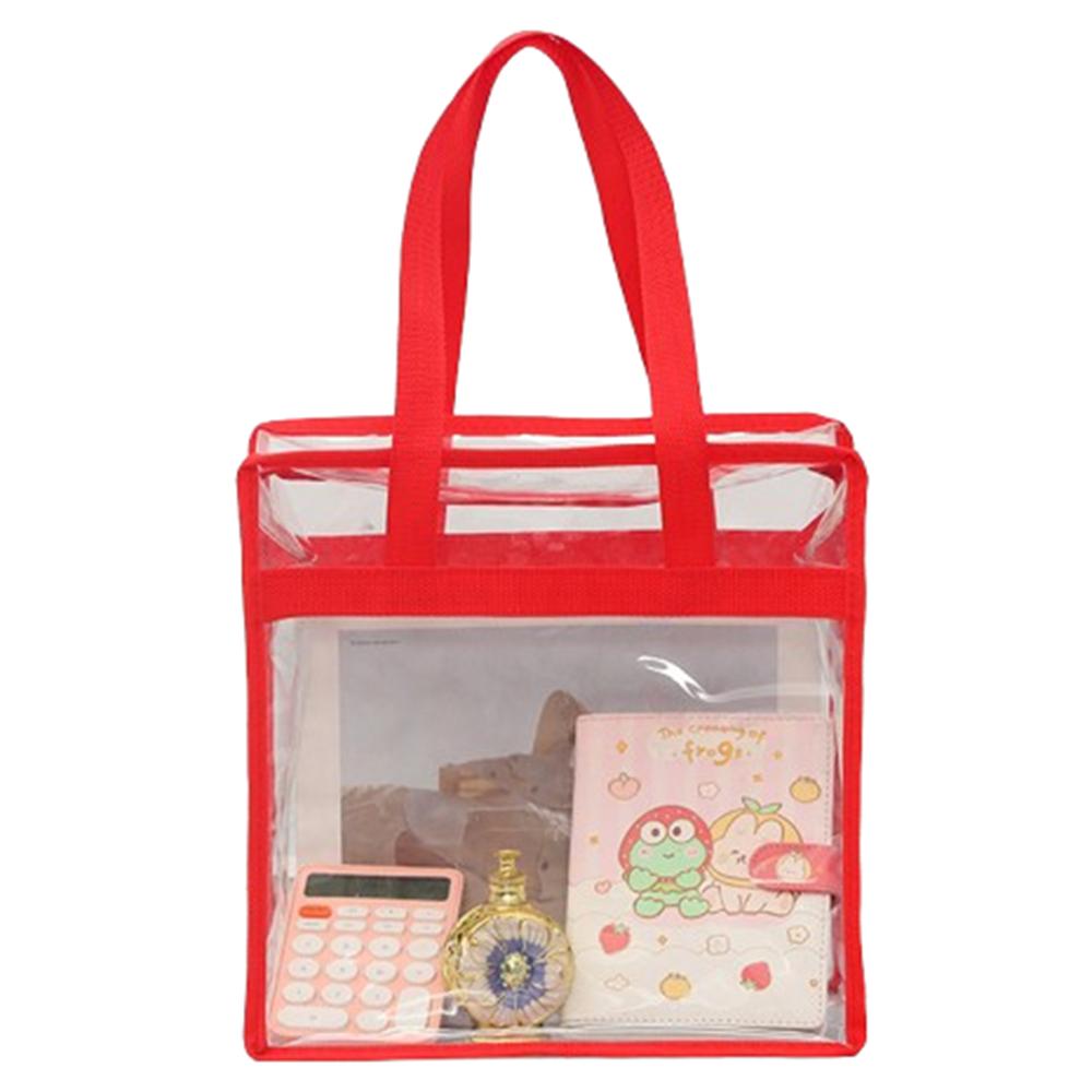 

ПВХ Косметичка Большая Вместимость Органайзер для Канцелярских Принадлежностей Мешочек Бассейн Red-Style B