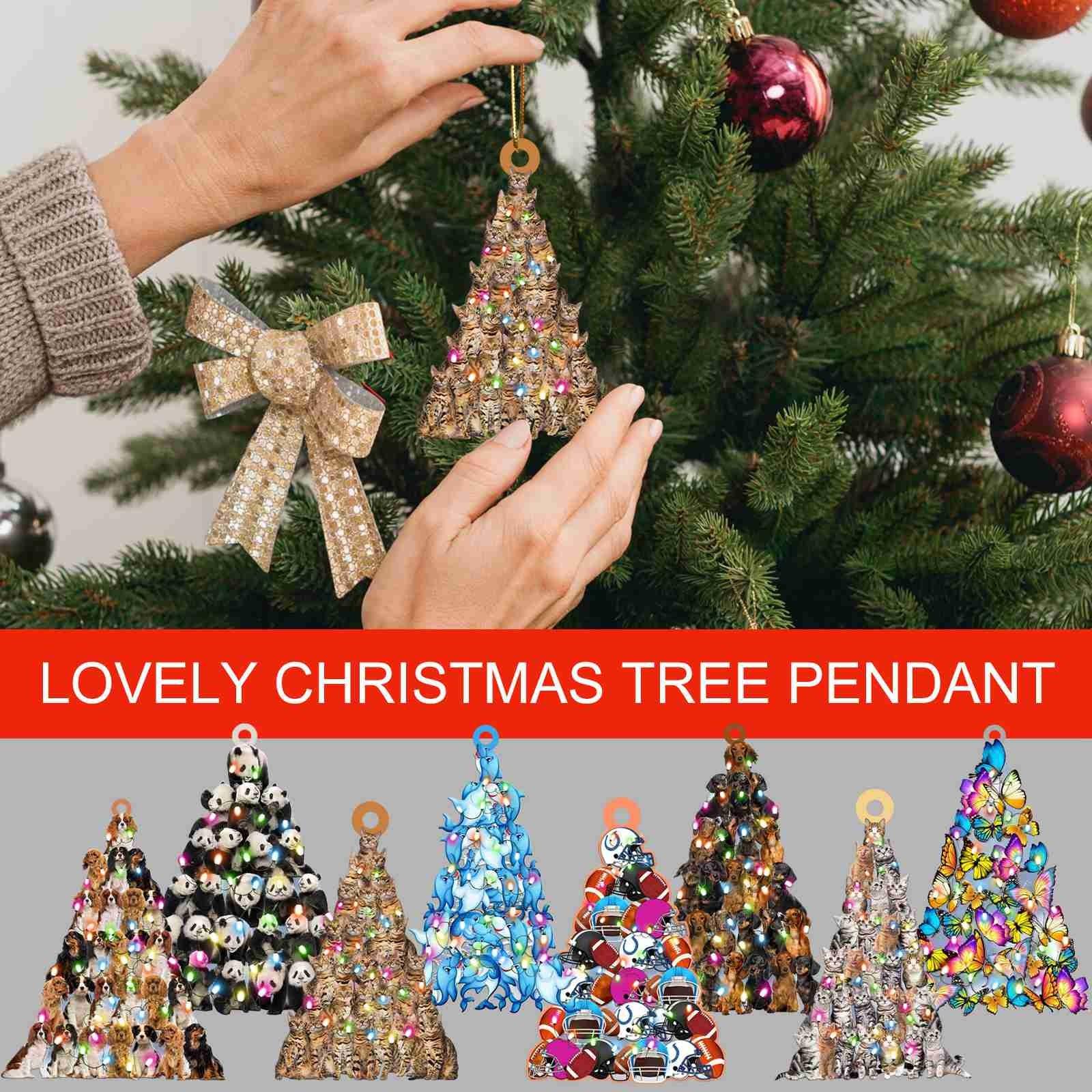 

Christmas Tree Wooden Home Decoration Family Personalized Gift