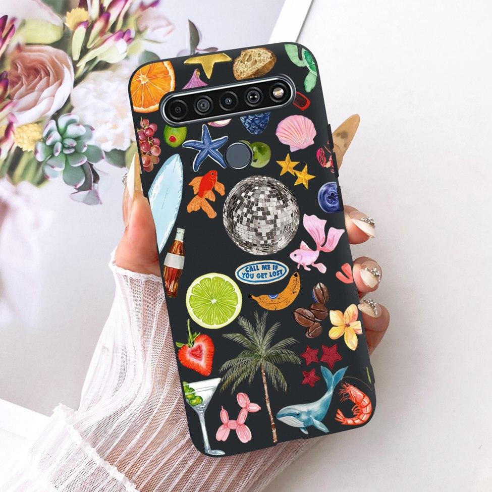 Casing For LG K41S 2020 Cover Silicone Cute Fashion Butterfly Funny Painted Phone Case LM-K410 LMK410EMW LM-K410EMW