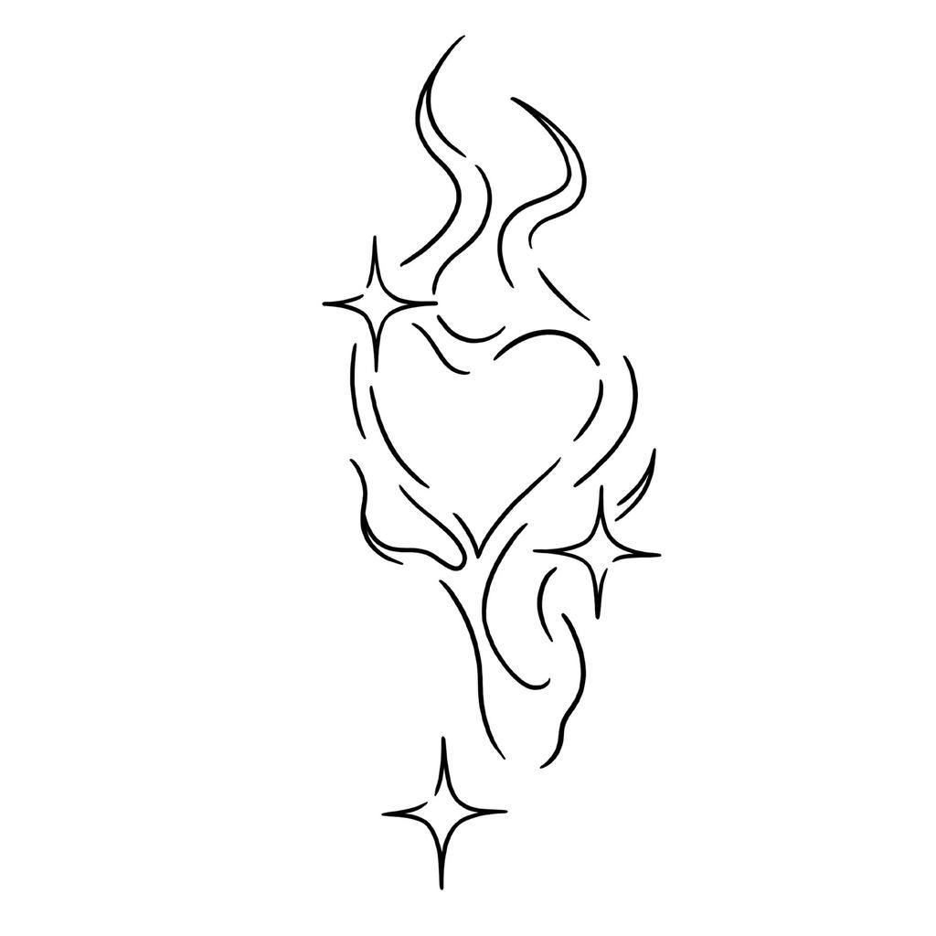 Personalità Dominante Amore Fiore Loto Spine Linea Totem Spina Mano Tatuaggio Adesivo