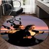 1pc Titanic1 Design Printed Area Round Carpet for Bedroom Living Room Home Decor Rugs Mat Non Slip Mat Rug for Bedside