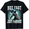 Nicht schnell, nur wütend Lustiges Werwolf-Meme Sarkastischer Humor T-Shirt