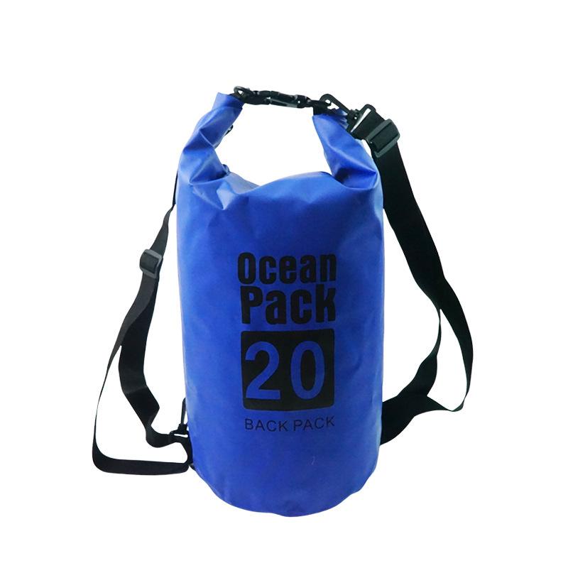 Borsa da Esterno Impermeabile di Grande Capacità con Custodia per Telefono - Ideale per Trekking, Rafting, Nuoto - Zaino Convertibile a Spalla Singola/Doppia