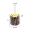 80 Grits Flap Wheel Sandpaper Wheel Rust Remover Deburring Grinding Polishing Tool for Flat Surface