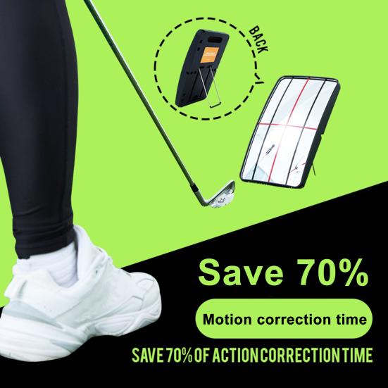 Oglindă pentru Putting la Golf Ajutor Antrenor pentru Putting la Golf pentru Acuratețe Aliniament Calea Stroke-ului Accesoriu pentru Practică Golf Indoor Outdoor