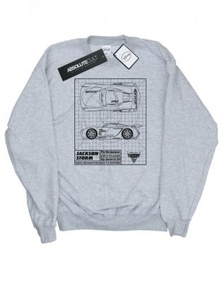 Mens Cars Jackson Storm Blueprint Sweatshirt