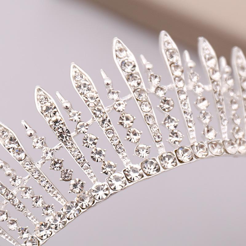 European and American Crystal Crown Headbands  Bridal Wedding Tiaras  Performance Tiaras