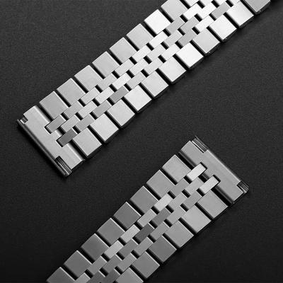 Correa de Acero Inoxidable Sólido de 18 mm 20 mm 22 mm 23 mm 24 mm con Extremo Recto para Relojes Jubilee SKX007 009 para Hombres Mujeres Accesorios