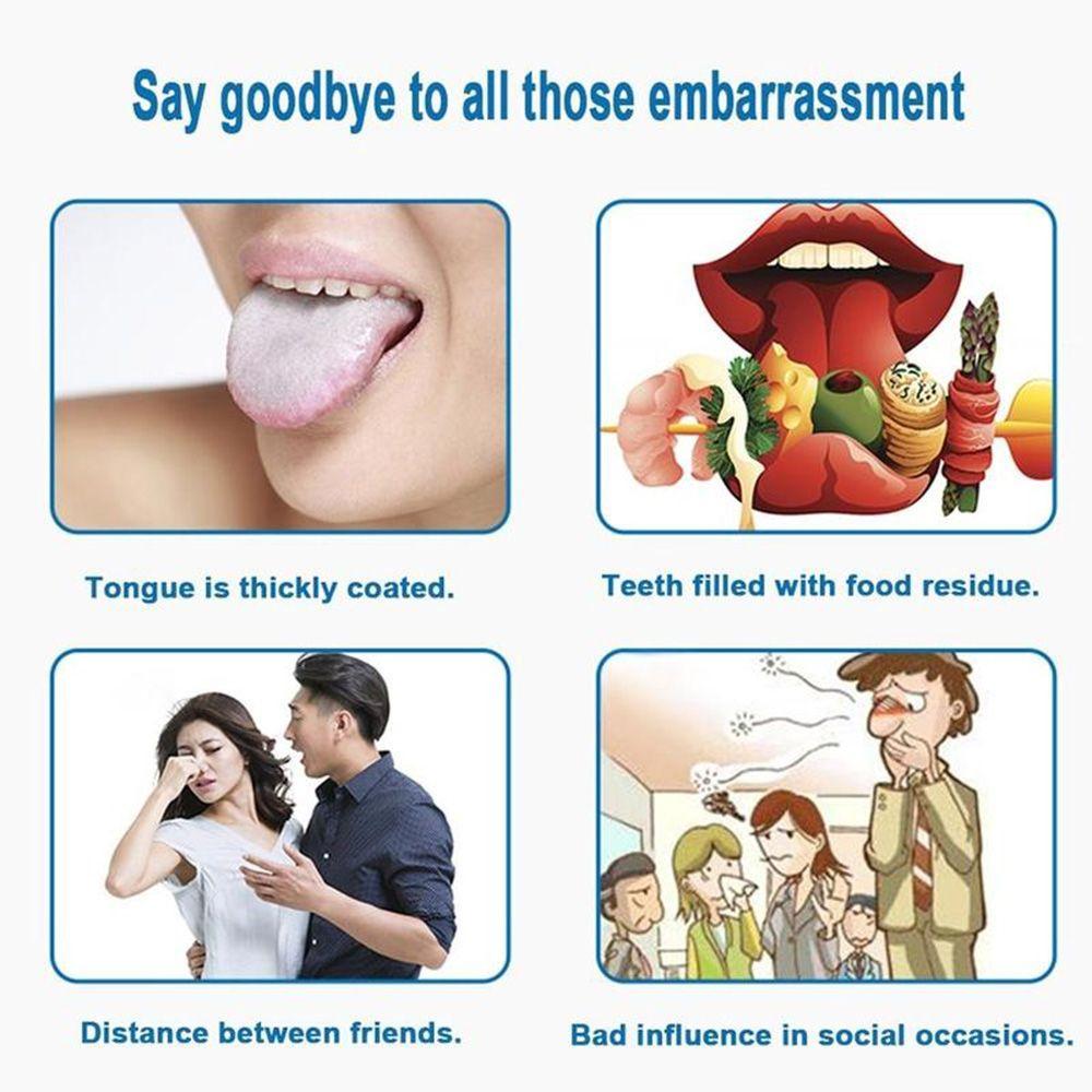 End Care Oral Hygiene Tools Remove Bad Breath Tongue Brush Toothbrush Tongue Scraper Tongue Cleaner