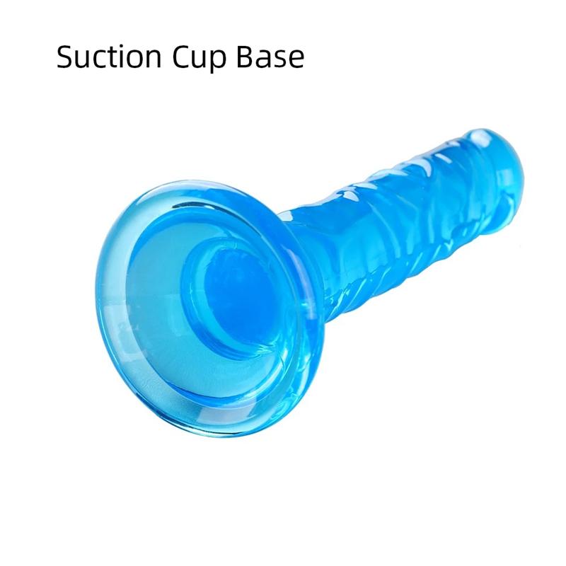 Realistic Dildo Anal Plug Masturbator Sex Toys for Couples Crystal Dildo With Super Strong Suction Women Penis G-Spot Anal Toys