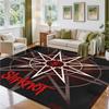 Slipknot Design Crystal Velvet Rug Soft Decorative Mat for Bedroom Entrance
