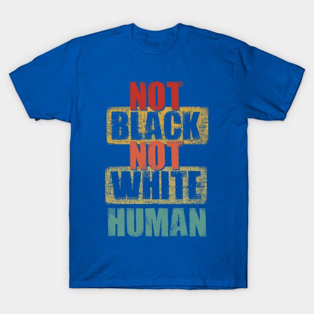 Unisex Fashion TShirt Black White Human Gift Print TShirt Plus Size S-5XL T-Shirt 100%Cotton Tops O Neck Short Sleeve Tees