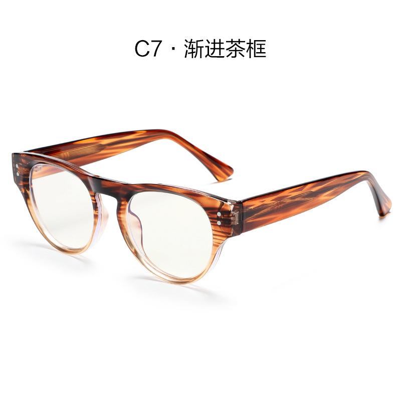 Vintage Rivet Cat Eye Anti Blue Light Glasses Women Fake Glasses TR90 Frame Vintage Computer Eyeglasses Quality Optical Eyewear