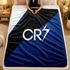 Flannel BlanketCristiano Ronaldo Warm Soft Throw Blanket for Indoor Sofa Bed Living Room Use