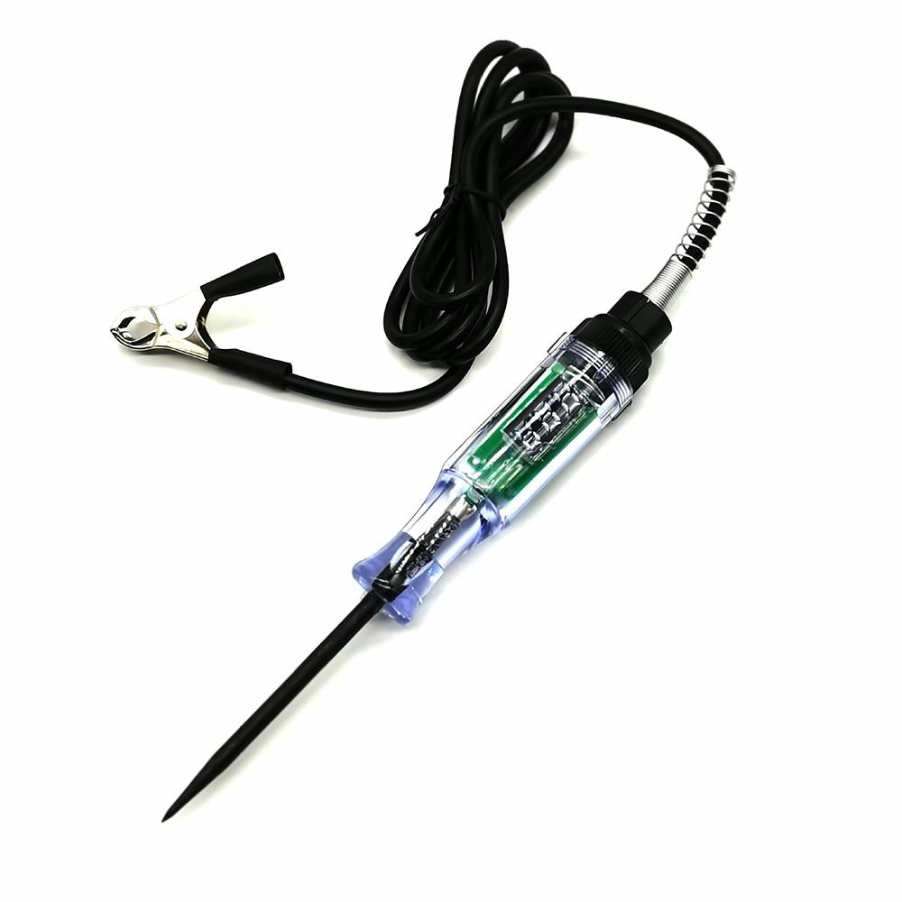

3-36V Car Truck Voltage Circuit Tester Auto 6V 24V Tools Car Diagnostic Probe Test Pen Light Bulb Electric Measuring Pen Tools чорний