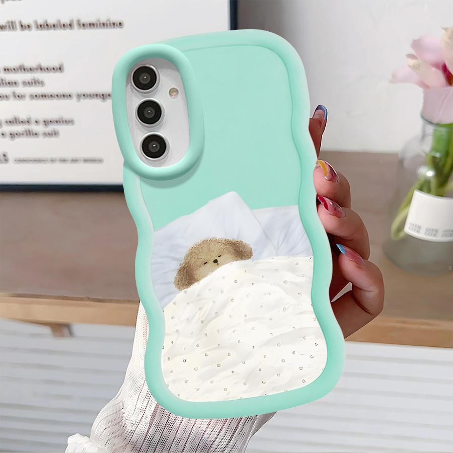 Mjukt mobilskal för Samsung Galaxy A21s A15 A52 A14 A11 A13 A12 A16 A22 A53 A06 A23 A33 A03 A04 A05 Tecknad Hund