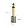 Audio Adapter 6.5mm To 3.5 Jack 1/4" Male 1/8" Female Headphone Plug Converter For Microphone Amplifier Consumer Electronics