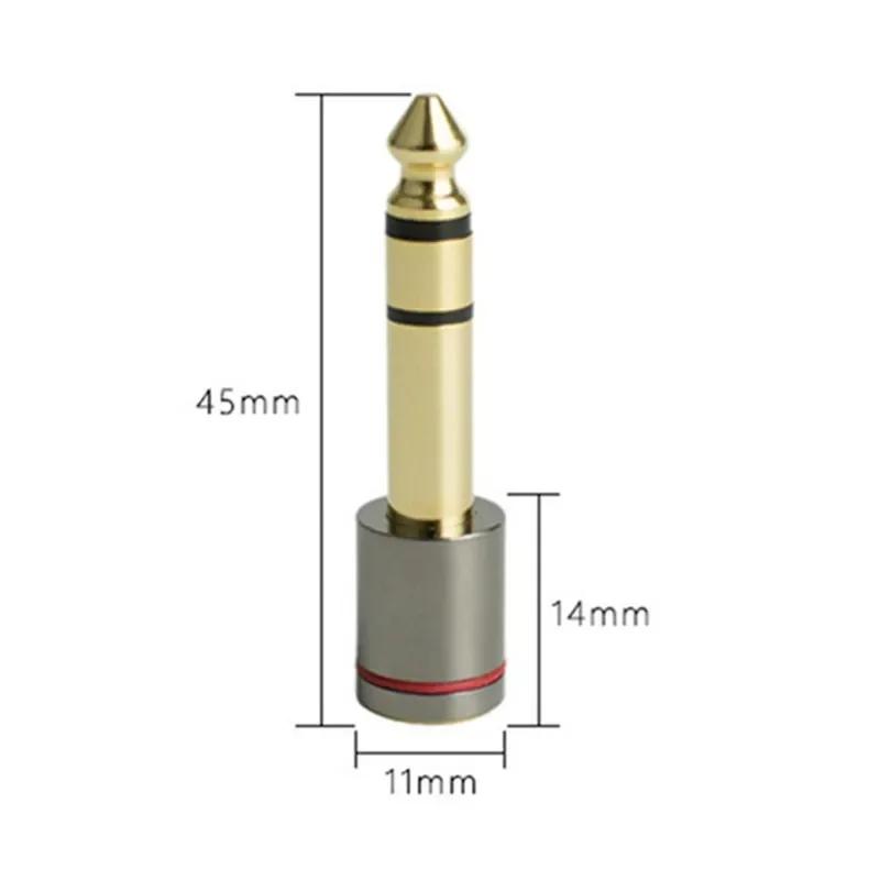 Audio Adapter 6.5mm To 3.5 Jack 1/4" Male 1/8" Female Headphone Plug Converter For Microphone Amplifier Consumer Electronics