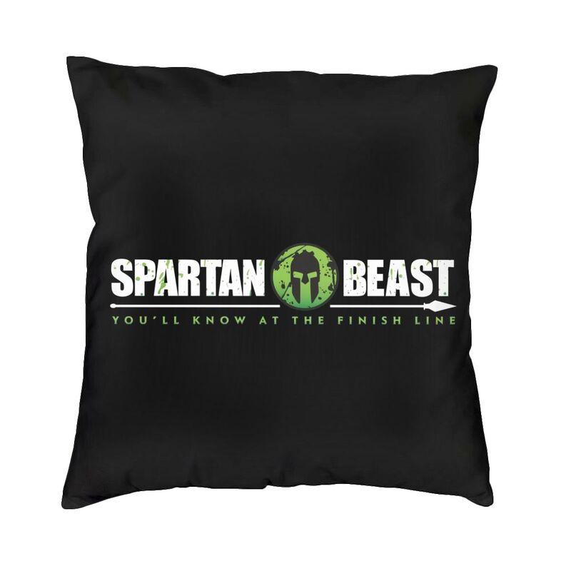 Fashion Sparta Skull Spartan Helmet Throw Pillow Cover Home Decor Custom Square Cushion Cover 40X40Cm Pillowcover For Sofa