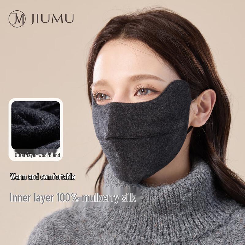 JIUMU Women s Winter Wool Warm Balaclava Mask