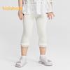 Balabala Girls' Lace-Trim Capri Leggings