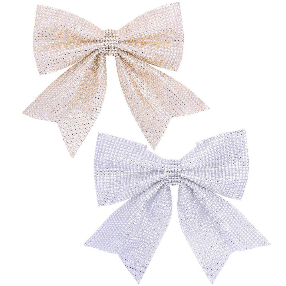 Exquisite Large Bow Pendant Cloth Christmas Tree Pendant  Home Decor